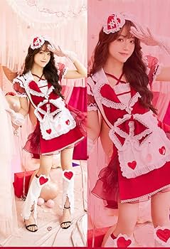 Malymoon(マリームーン) コスプレ　 レッドハートメイド ハロウィン 即日発送】【ハロウィン】小悪魔メイド【Malymoon/マリームーン